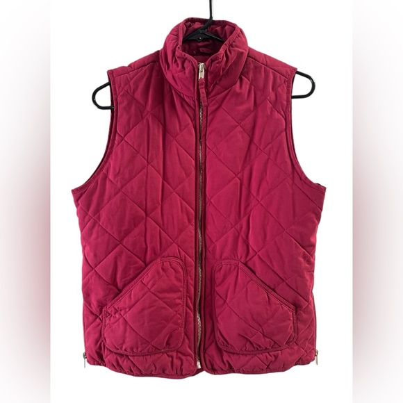 Miami pink quilted zip up vest - Picture 1 of 5
